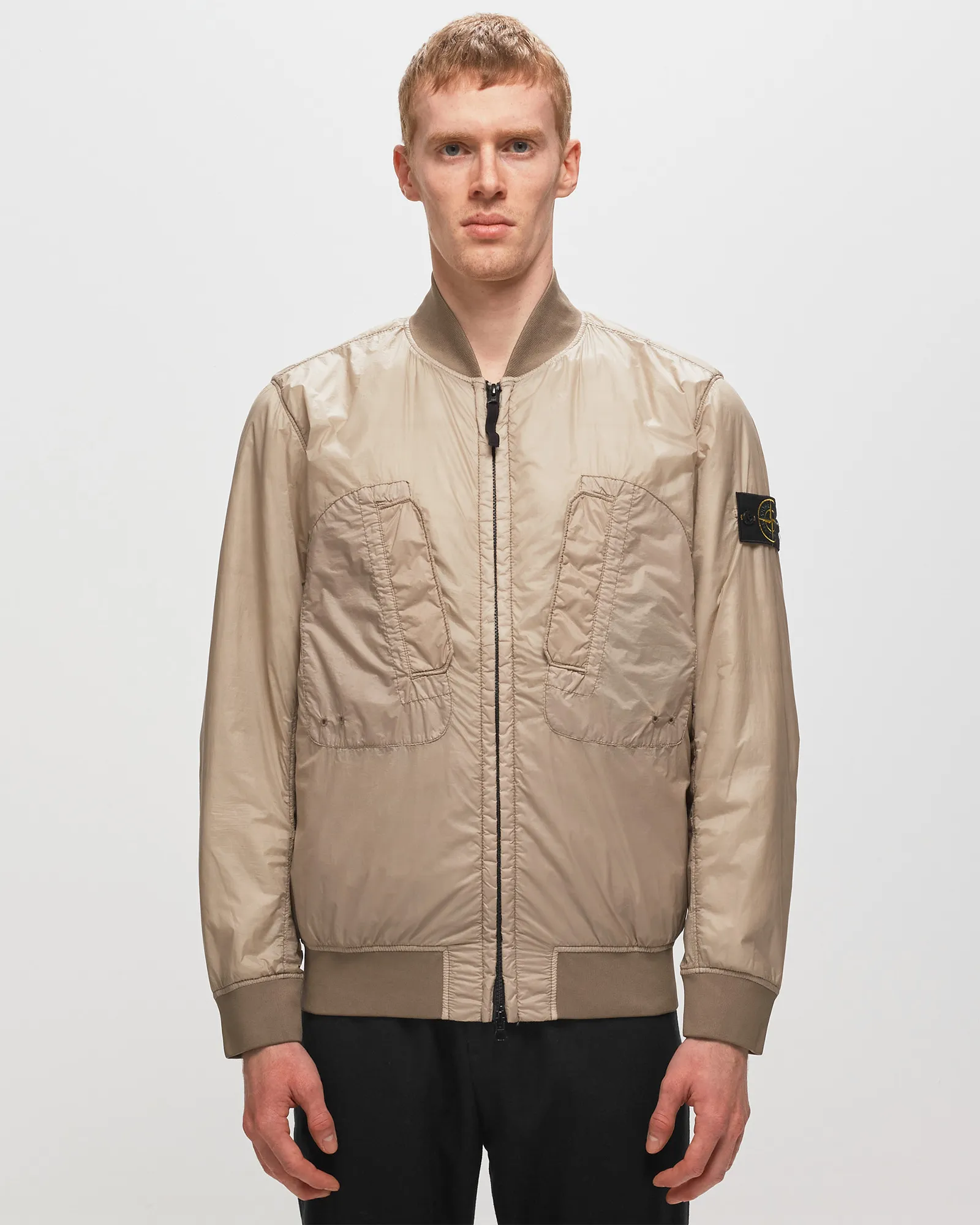 Packable Blouson Garment Dyed Micro Yarn with Primaloft