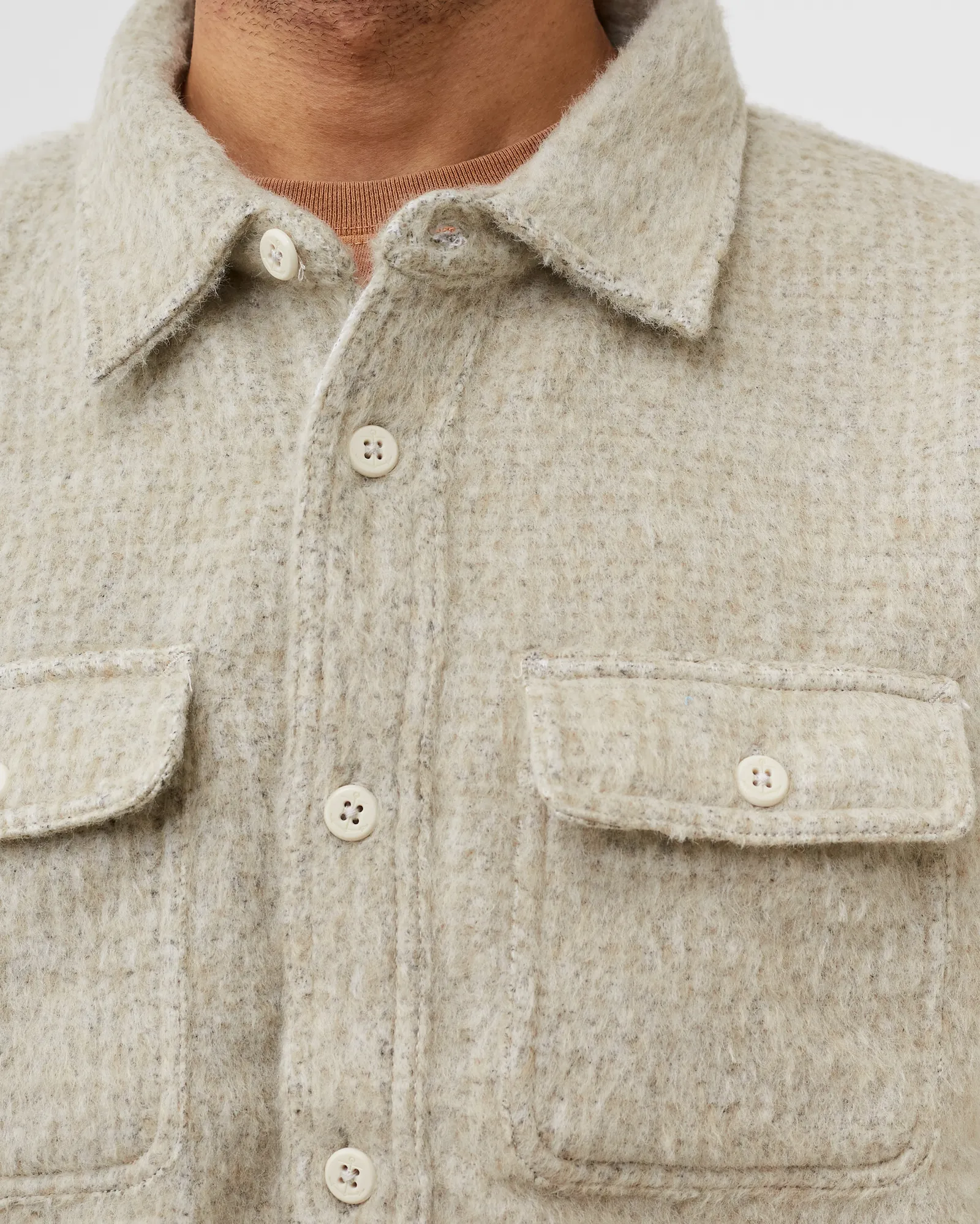 Speckled Wool Cpo Shirt