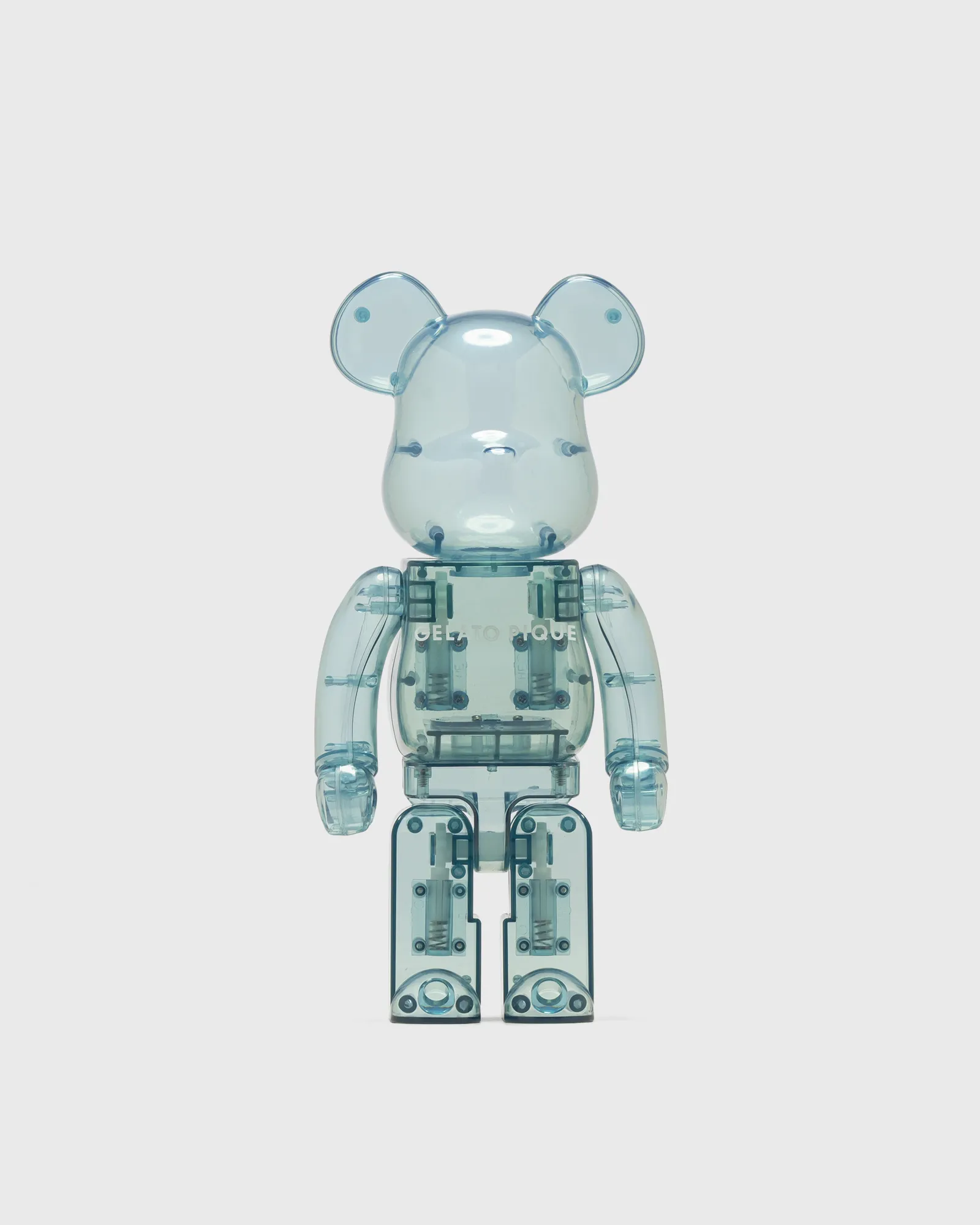 BEARBRICK 400% GELATO PIQUE MINT WHITE