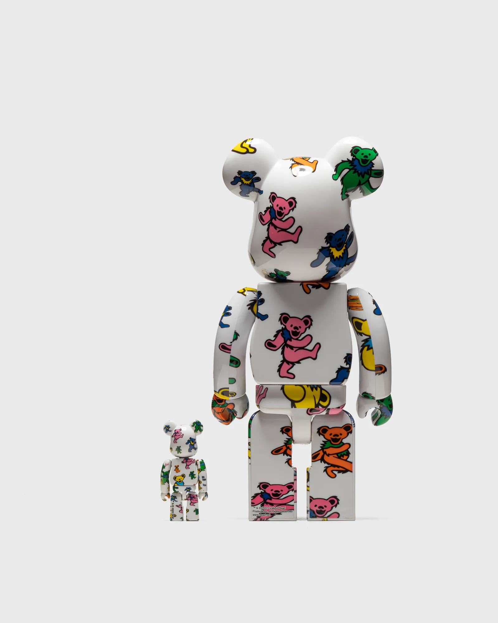 BEARBRICK 400% GRATEFUL DEAD DANCING BEAR 2-PACK 3 BEARBRICK 400% GRATEFUL DEAD DANCING BEAR 2-PACK