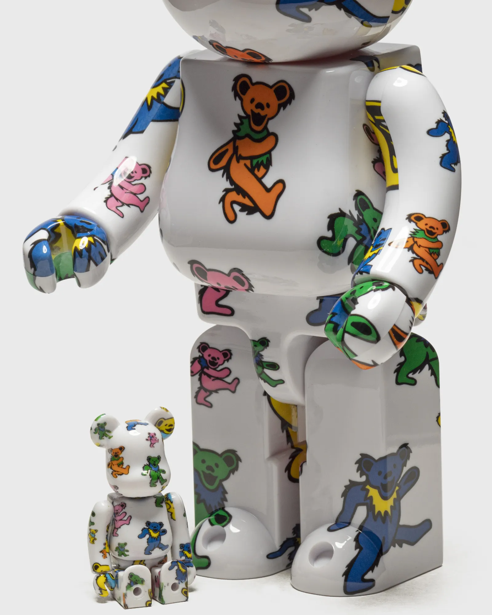 BEARBRICK 400% GRATEFUL DEAD DANCING BEAR 2-PACK 5 BEARBRICK 400% GRATEFUL DEAD DANCING BEAR 2-PACK