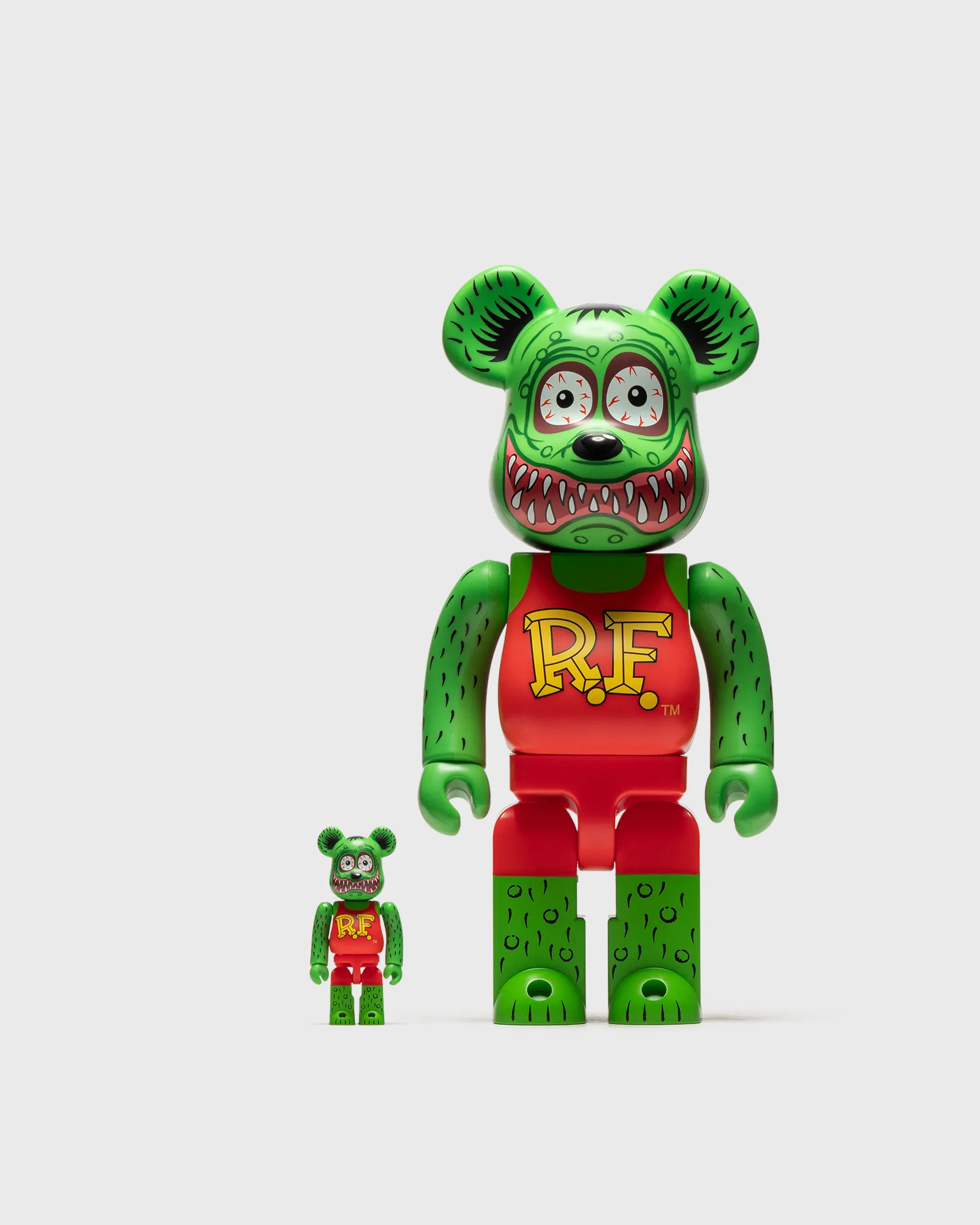 BEARBRICK 400% RAT FINK 2-PACK